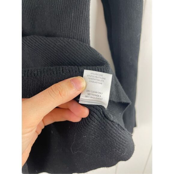 Bailey 44 Gro Sweater Top In Black Size XS Flaw - Picture 6 of 10
